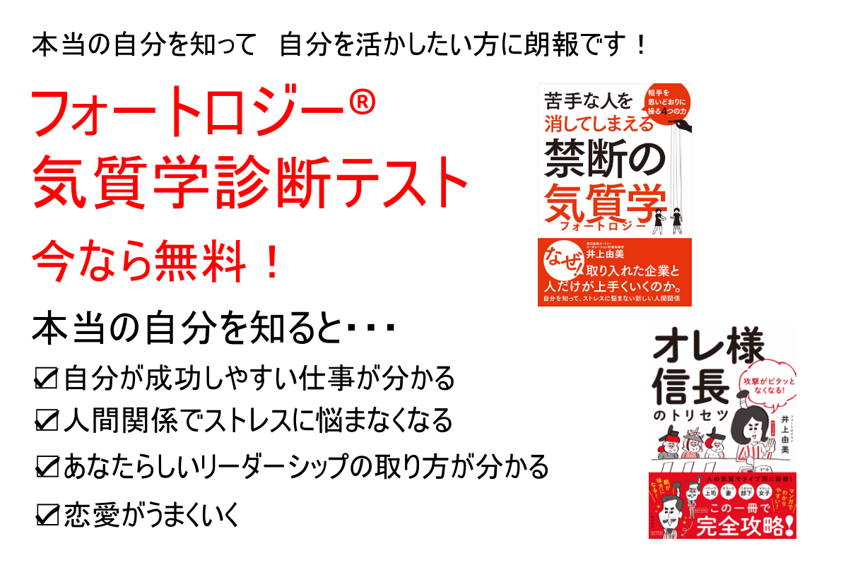 フォートロジー診断テスト０１ フォートロジー気質学